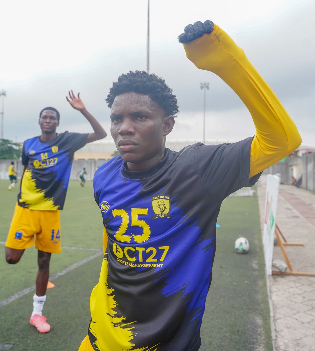gbagadafc's tweet photo. Warmed-up and ready to go! 💪

#SPOGBA | #TCCLEAGUE26 https://t.co/ljmoK2mJMc