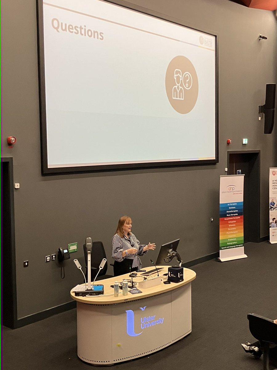 Great to hear from <a href="/helschez/">helen welch</a> on her research into FCP clinicians managing complexity in primary care at the AHPNI Research &amp; Innovation conference <a href="/UlsterUni/">Ulster University</a>