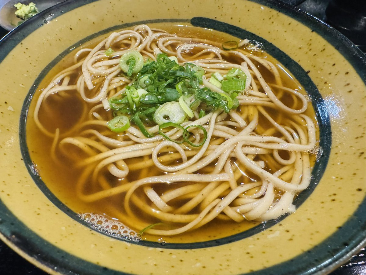 冬用の温蕎麦準備