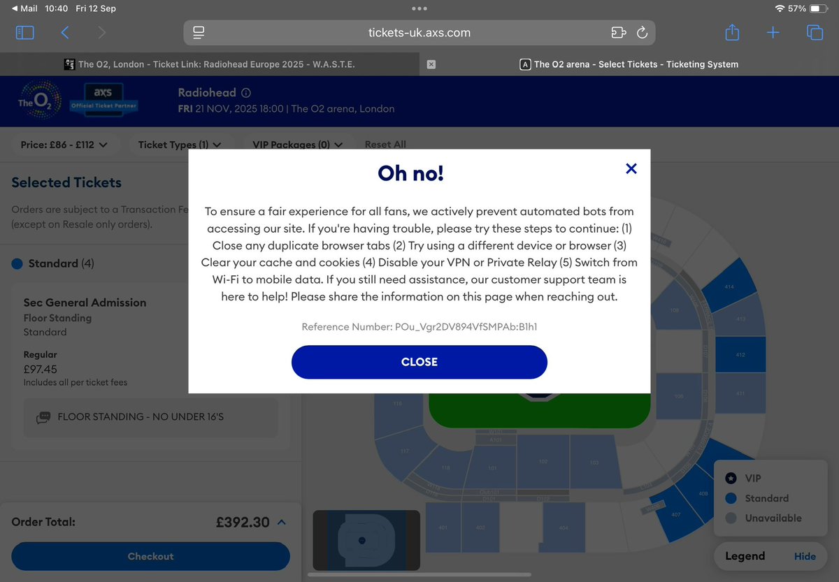 Cheers <a href="/AXS_UK/">AXS_UK</a> . This happened on every device I tried to buy a ticket on.