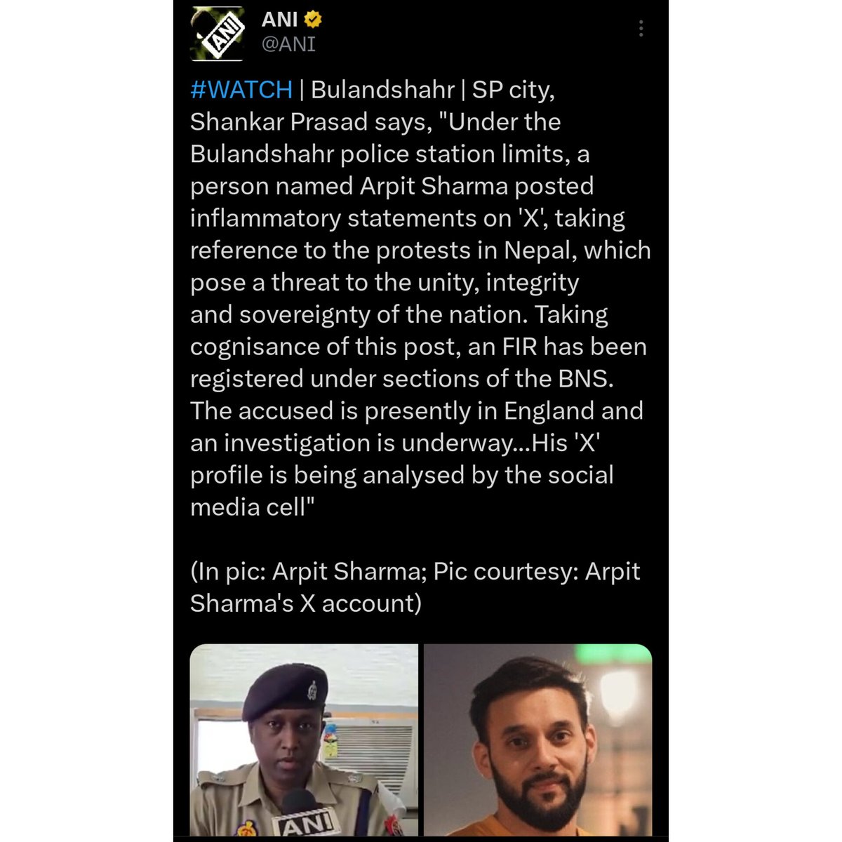 Arpit Sharma to Giyo 🤣🤣

UP Police 🔥🔥