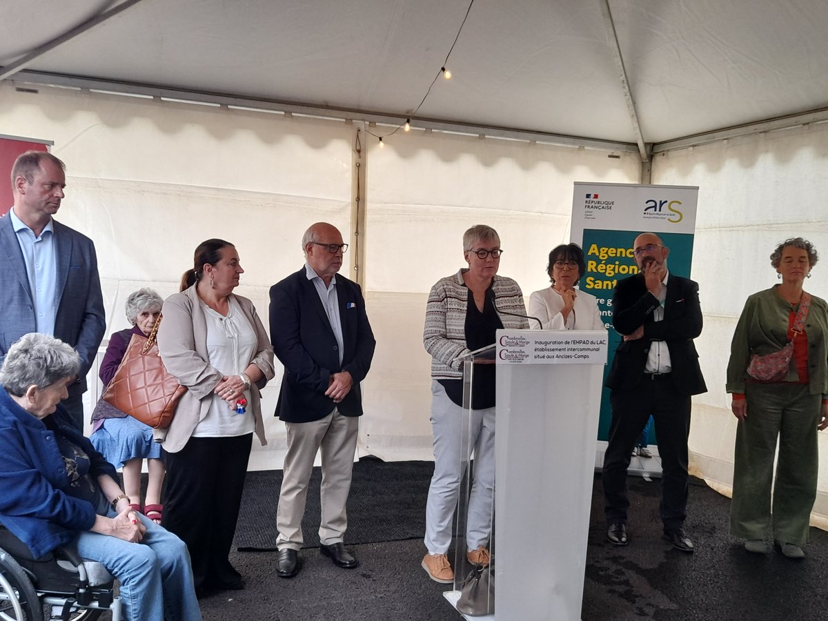 #GrandAge📍63 | Inauguration de #EHPAD du Lac aux Ancizes-Comps
🏡Structure de 41 places dont une unité protégée proposant un cadre de vie adapté aux enjeux actuels et ancrée dans la vie locale grâce à l'engagement fort des élus locaux
🤝 Soutien ARS : 1,2 M€ #SégurMédicoSocial