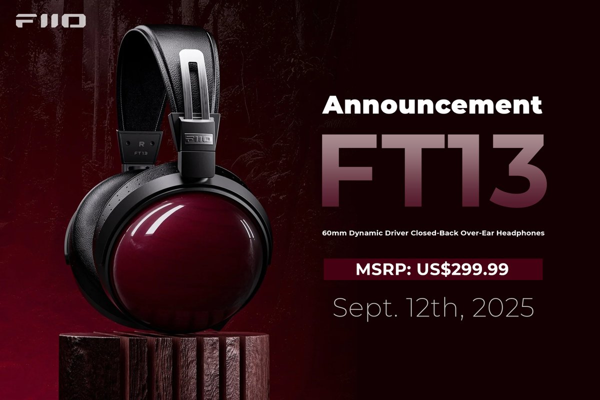 HiFiGoAudio's tweet photo. 🚀FiiO 𝐅𝐓𝟏𝟑 𝐢𝐬 𝐡𝐞𝐫𝐞!🔥
🙌Powerful performance with clear, detailed sound.✨
🛒Order today and take your music to the next level!🎧
HiFiGo: https://t.co/PqI1YpiUoA
#FiiO #FT13 #HiFiGo #Music #audio #Chifi #IEM #HiFi #Audiophile #lifestyle https://t.co/81ICq8SqMB