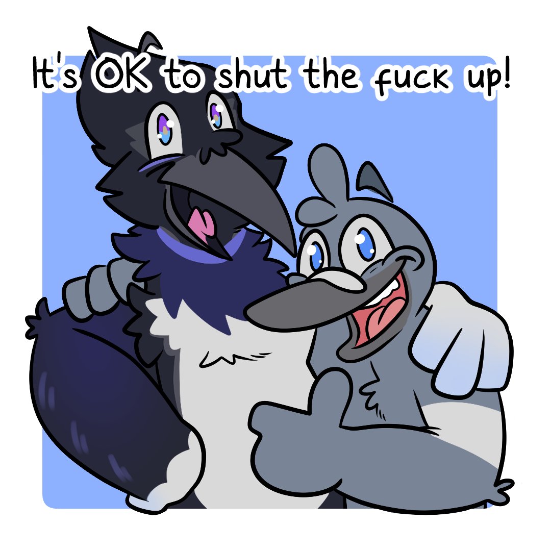 Hi I'm Hatch, and I'm here with my buddy <a href="/UmbraMagpie/">Umbra</a> to deliver this PSA: