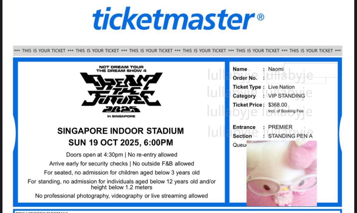 want to sell | wts 

tds 4 singapore 
— vip standing pen A day 2 
— qn 39* , PAH tickets ✅
— normal price? avail nego! 
— available ina bank, paypal 
— please dm!  trusted 😆

#NCTDREAM #NCTDREAM_In_SINGAPORE #TDS4inSINGAPORE #NCTDREAM_THEDREAMSHOW4_SINGAPORE