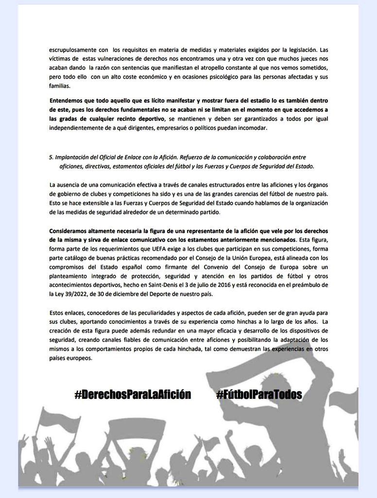 ❗️Una nueva temporada está en marcha.

NADA HA CAMBIADO.

🔄Seguimos reclamando #DerechosParaLaAfición y un #FútbolParaTodos.

🔗Lee nuestro manifiesto: fasfe.org/wp-content/upl…