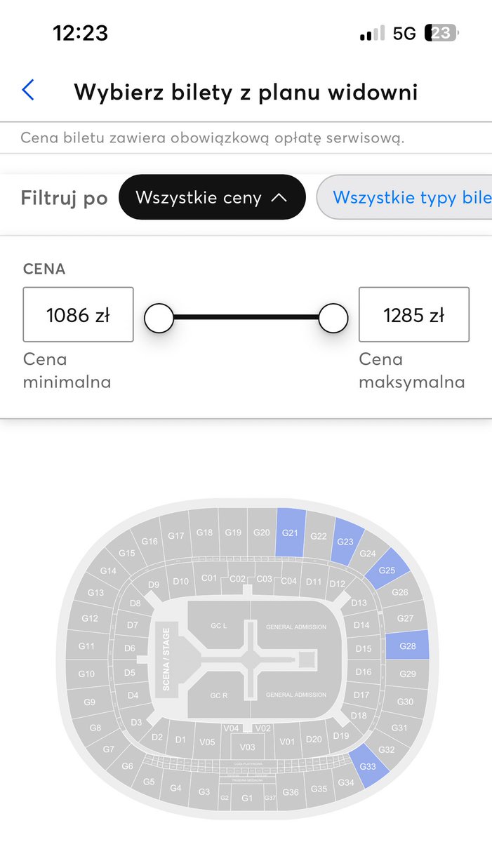 To są te tańsze bilety na sprzedaż główną? Xd #theweekndpoland