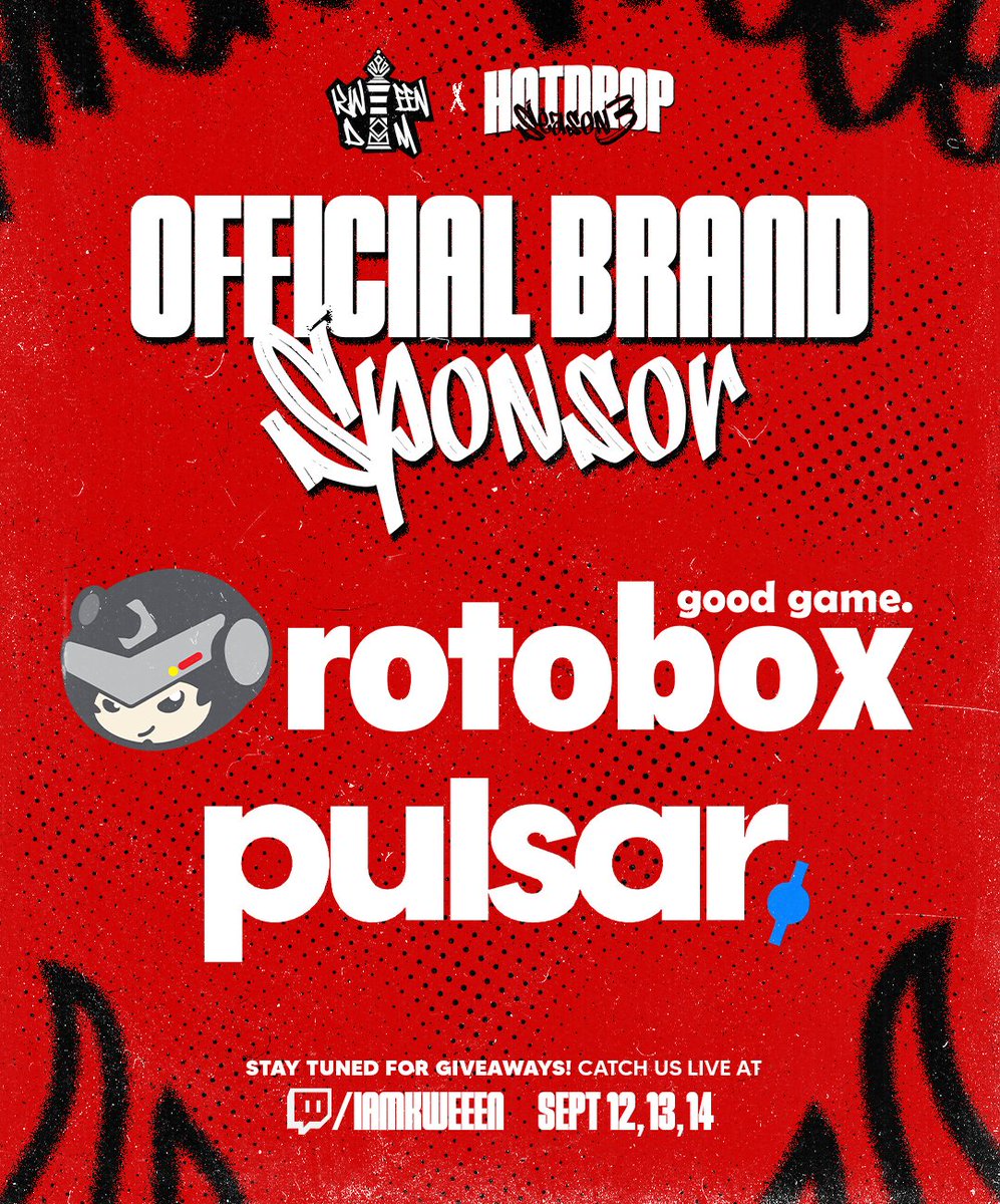 iamKweeen (@iamkweeen) on Twitter photo Bringing the best equipment for the best players, <a href="/rotoboxph/">Rotobox Philippines</a> and <a href="/PulsarGears/">Pulsar Gaming Gears</a> are in full support of Kweeendom: Hotdrop Season 3 as one of its official brand sponsors!
Thank you, RotoboxPh and Pulsar Gaming Gears! Bringing the best equipment for the best players, <a href="/rotoboxph/">Rotobox Philippines</a> and <a href="/PulsarGears/">Pulsar Gaming Gears</a> are in full support of Kweeendom: Hotdrop Season 3 as one of its official brand sponsors!
Thank you, RotoboxPh and Pulsar Gaming Gears!