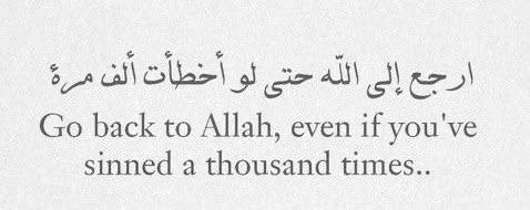 U laabo Allah xitaa haddii aad dembiyo kumanaan ah  sameysay