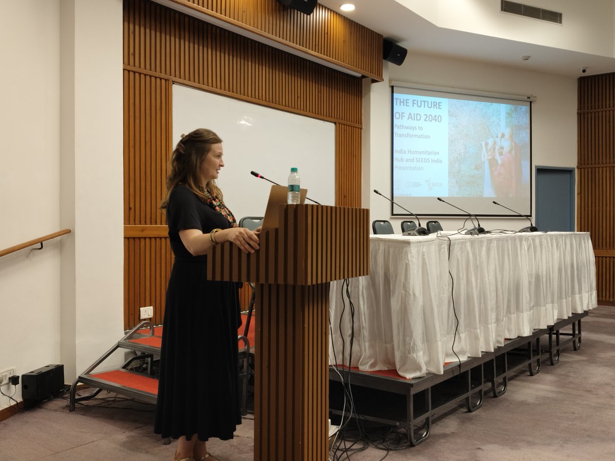 SeedsIndia's tweet image. At the launch of the #FutureOfAid2040 report in Delhi, #humanitarians underscored the need to build collectives and understand where #vulnerabilities came from and how they were reshaped.

While bridging policy frameworks, it was also essential to ensure that, in the future,…