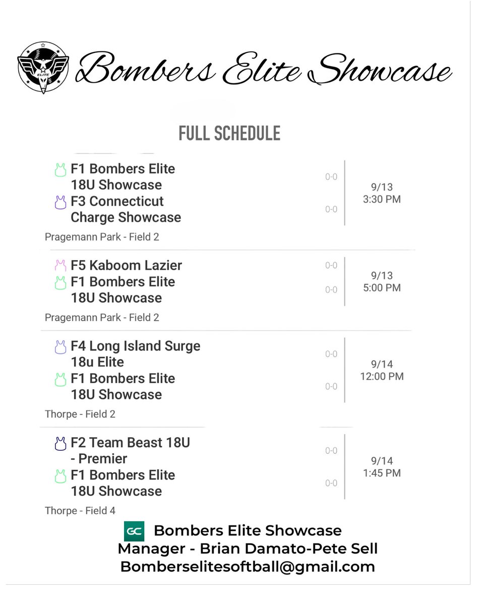 Elite Showcase in action this weekend <a href="/USAElite_Jen/">USA Elite</a> 

Coaches lots of uncommitted talent with a couple uncommitted additions from our 18U Gold team . 

RHP 60 + ✅ 
Uncommitted Senior Stud ✅ 
Ball Hawk outie ✅ 
Future ⭐️ ✅