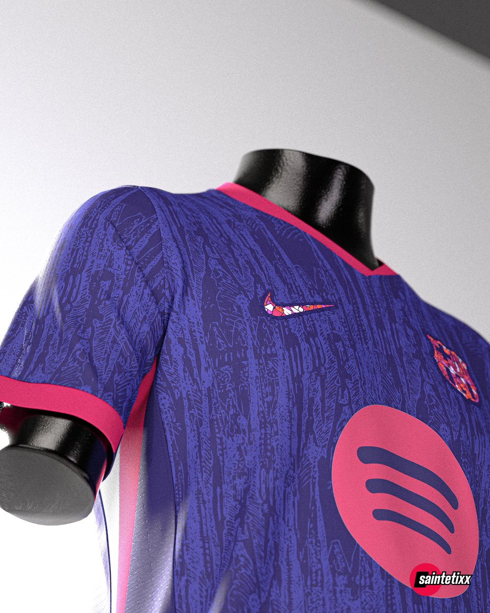 FC Barcelona - Gaudi third concept
Nouveau concept avec le gris comme couleur imposée, je pars donc sur une couleur qui tranche beaucoup avec le violet et le framboise. L'occasion était parfaite pour rendre hommage à Gaudí. 
Le partage c'est la vie 💜