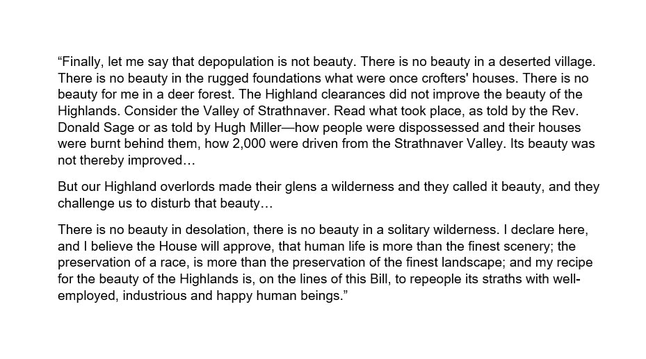 James Barr, Labour MP, United Free Church of Scotland Minister, pacifist, and socialist, debating the Hydro-Electric Development (Scotland) Bill in 1943.