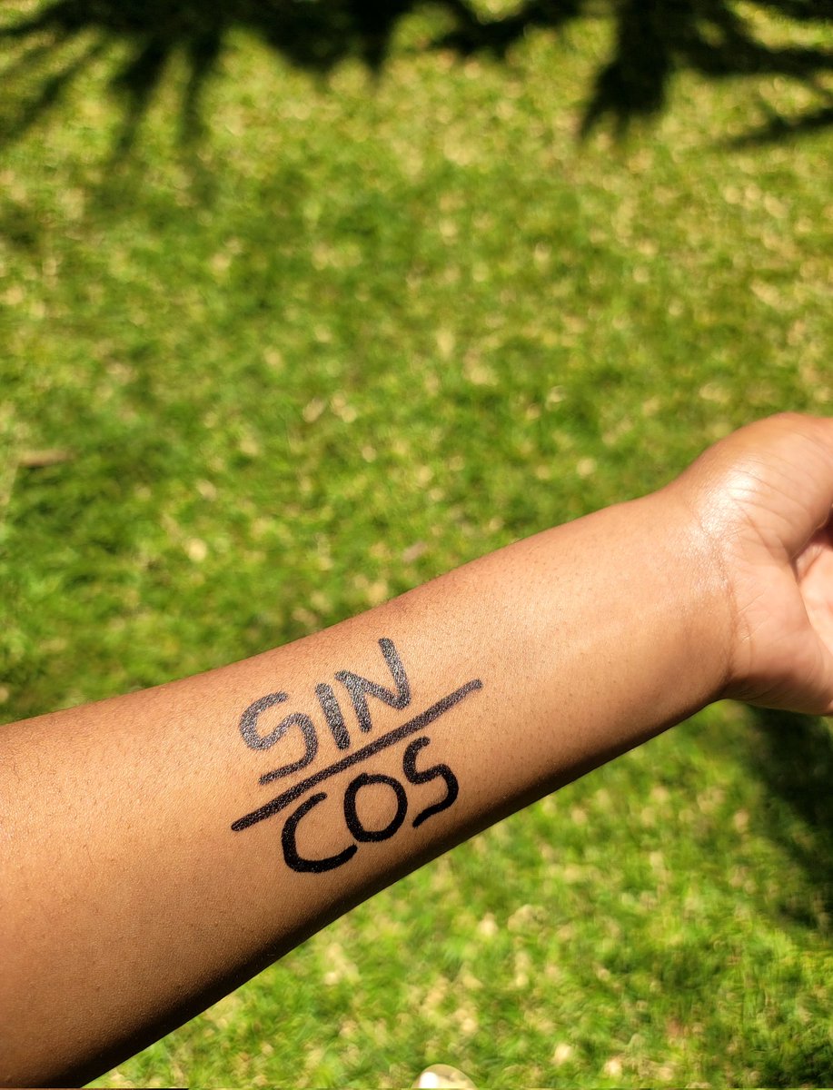 now I have a big tan on my arm