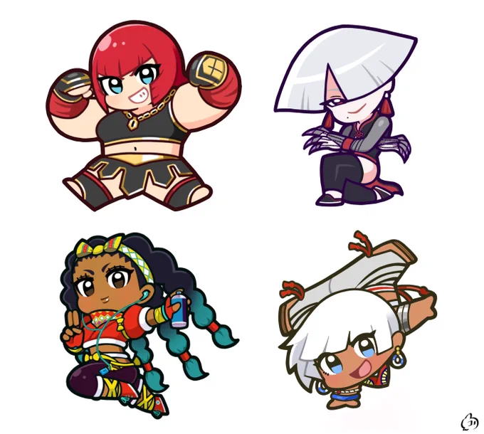 いつもと違う絵柄で描いてみました② #StreetFighter6 #SF6 #スト6