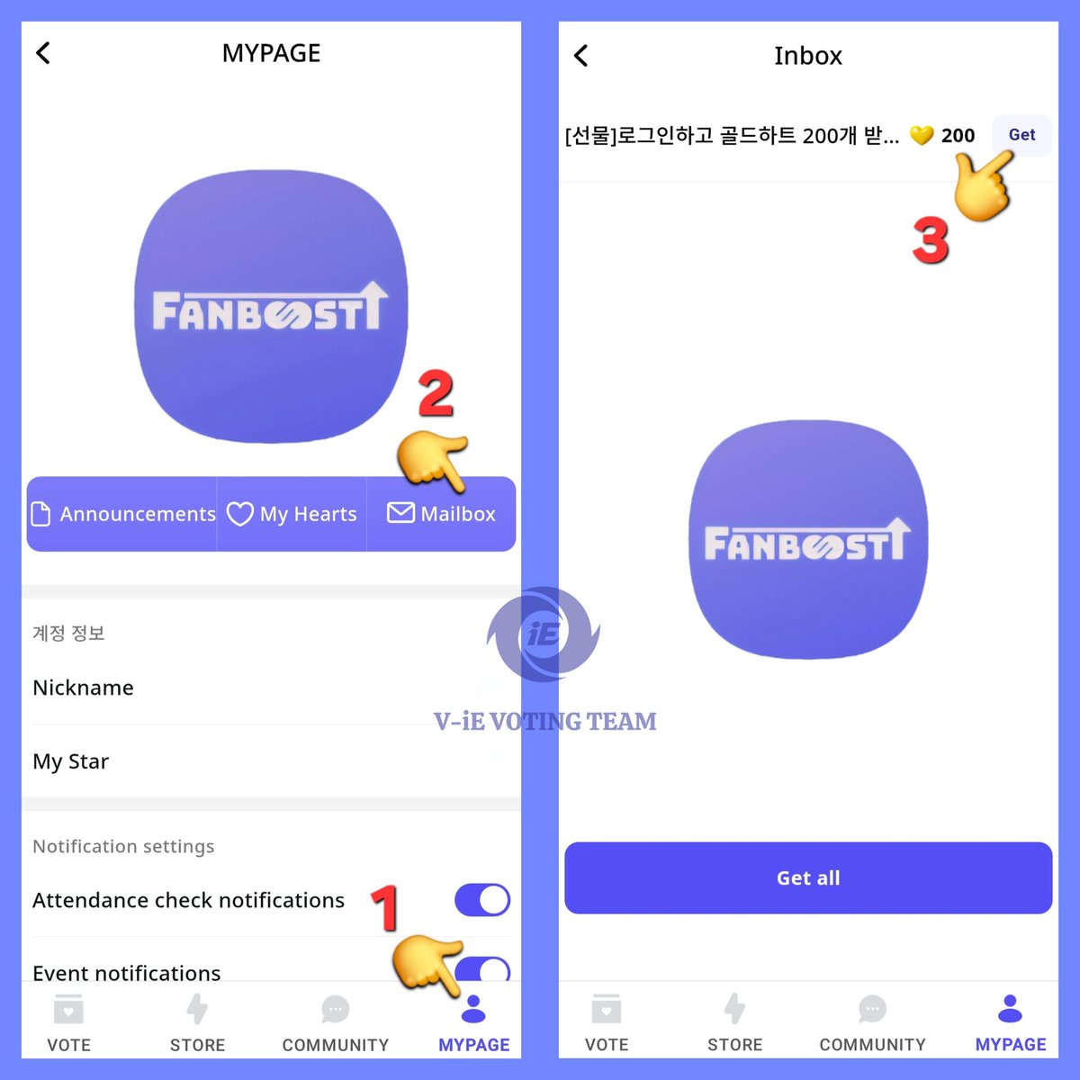 iEVotingTeam's tweet photo. [#FANBOOST] 🎊 FREE GOLD HEART LOGIN EVENT 💛

⏰ ~ 23:59 🇰🇷 Sep 12

🎁 For today only, get 200 💛 Gold Hearts for free just by logging into Fanboost!

Hurry and claim yours 💛 to vote for #TEMPEST, iEs! 💪

#템페스트 #テンペスト #ViEVoting https://t.co/7ed5LWW6au
