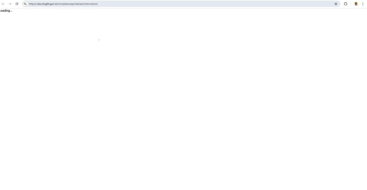 sangiredE's tweet photo. AIS portal is not working. 
#Extend_Due_Date_Immediately #extend_ITR_TAR_duedates #extend_due_dates_immediately @IncomeTaxIndia @nsitharaman https://t.co/EoKNkIaGbp