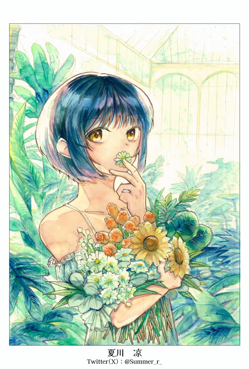 Summer_r_'s tweet photo. #透明水彩 https://t.co/Szp3656sjM