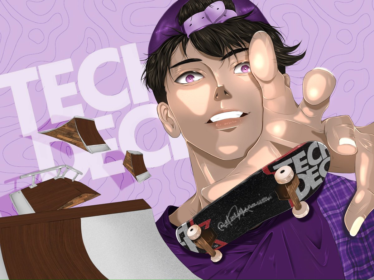 MiChivalry's tweet image. Tech Deck? (Pleaseeeee!) @TechDeckBoards 

#techdeck #art #DigitalArtist