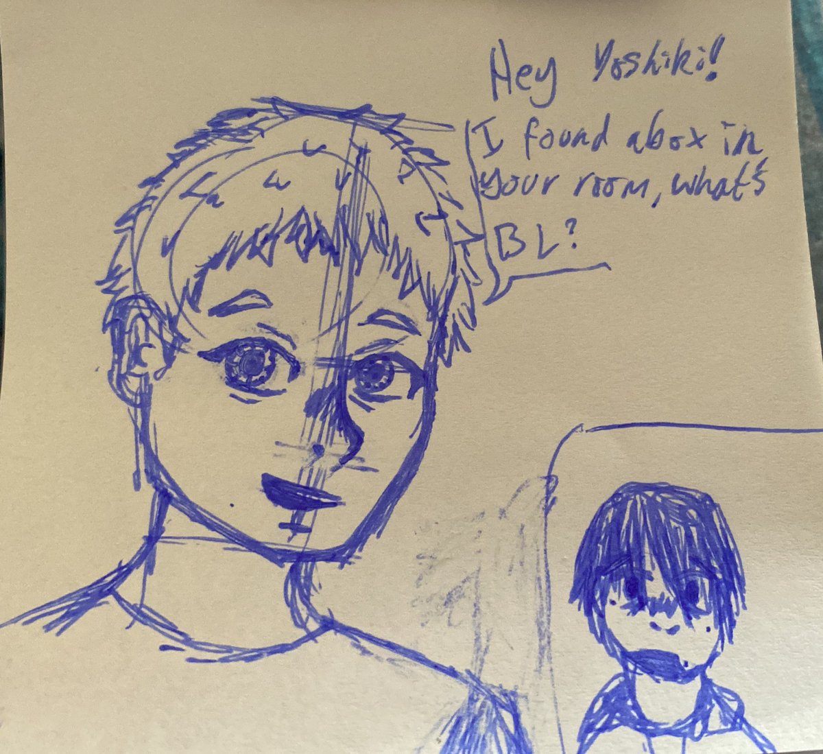 TermiteBeABug's tweet photo. He found his hidden yaoi collection 

(Theyre so fun to doodle i love them)

#thesummerhikarudied #tshd #tshdtwt #tshdfanart https://t.co/6JDriNfJsf
