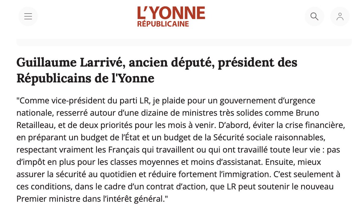 Les Républicains de l’Yonne tweet media