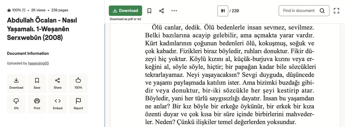 Liberté, Égalité, Fraternité'den uyarlanmış çakma bir slogan.

Sözde kadınları öne çıkarıp Batı'ya sevimlilik yapan örgüt aynı kadınları canlı b*mba olarak kullanıyor, dağda taciz ediyor, çocuk kızları savaşçı yapıyor, aileleriyle ilişkilerini koparıyor. 

Bir de bu kadınların