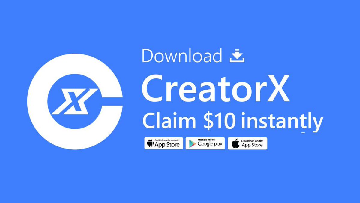 Download <a href="/CreatorXinc/">CreatorX</a> to claim your $10 airdrop now.

➠ Web3 Creator Asset Issuance and Trading Platform

➠ Click to download..👇
 branch.creatorx.me/7Mw0jl1fBWb

#CreatorX #BTC #ETH #Base #BNB    #Sol