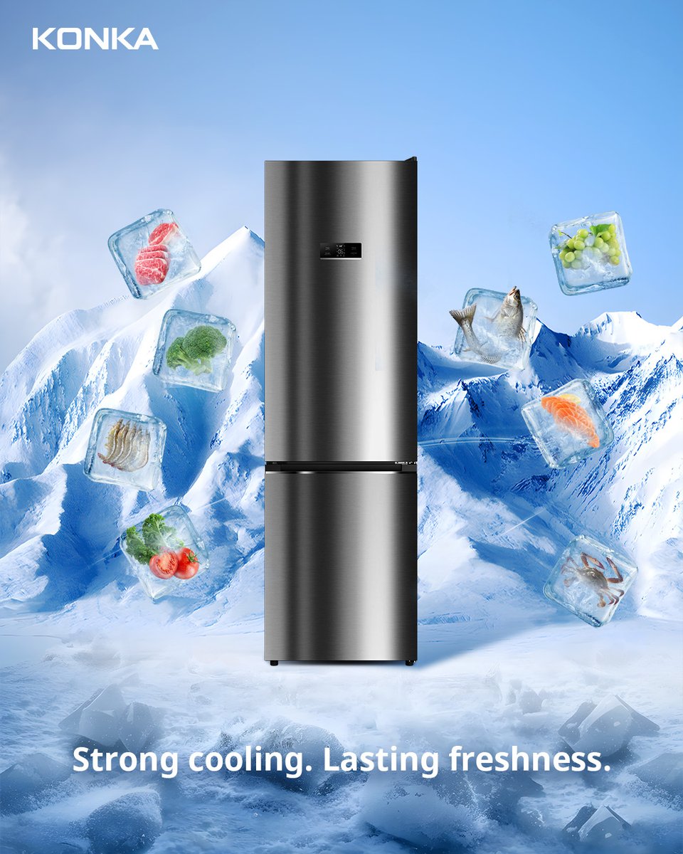 KONKA_Global's tweet image. Strong cooling. Lasting freshness. 🐟🥬
Your ingredients, perfectly preserved at any moment.
#KONKAHome #SmartCooling #FreshEveryday #SmartLiving #hometheater #wonderfullife #Konka