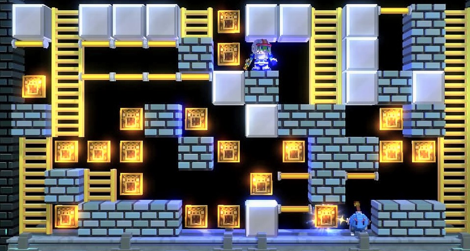 QKA91's tweet image. 新作！ロードランナーレガシー自作面「Bomb-Taro」投稿しました！取れない金塊はボム頼み。