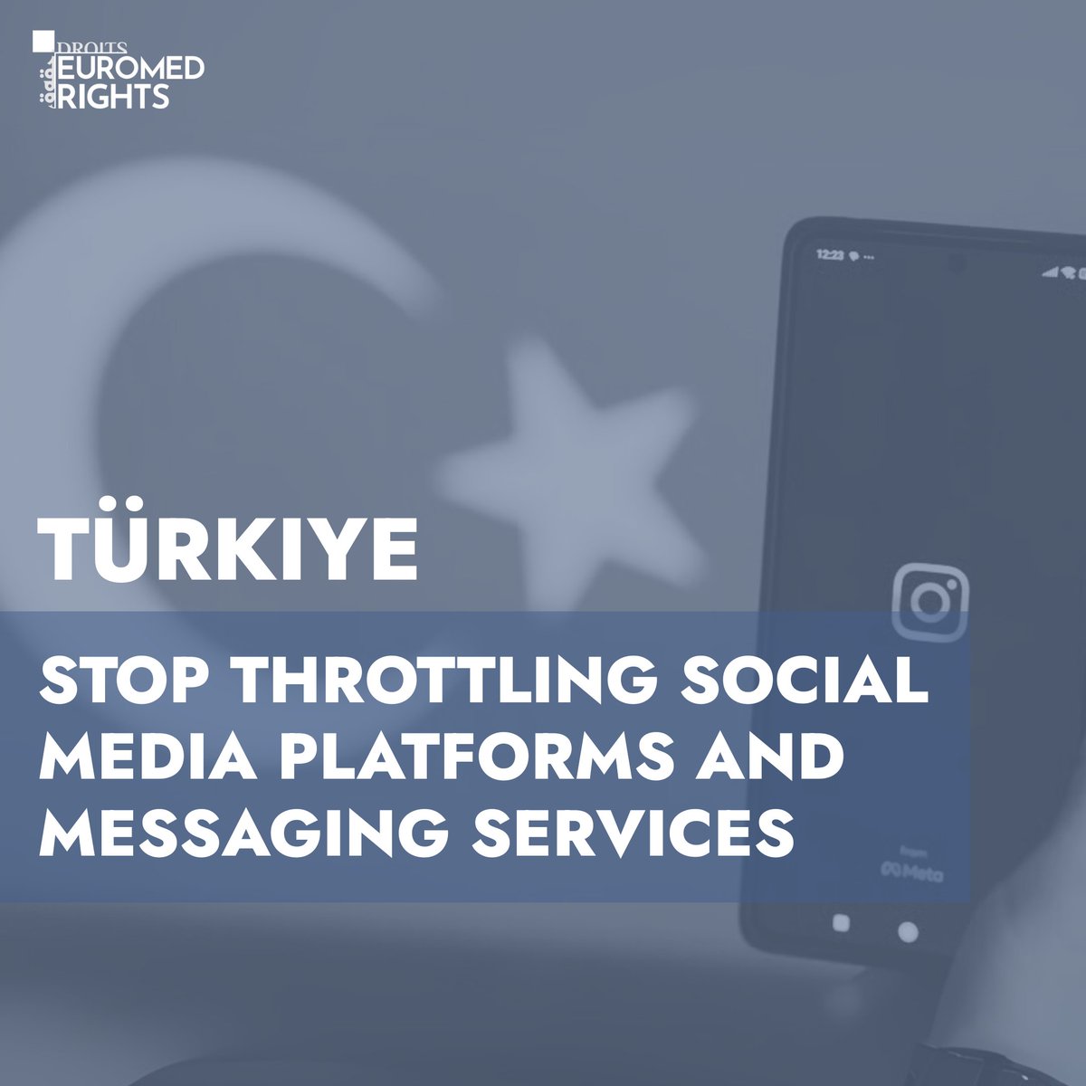 We join +14 NGOs in condemning Türkiye’s throttling of social media during key political moments. These shutdowns violate rights, stifle dissent &amp; block important information. Türkiye must put an end to this practice. Full statement: shorturl.at/aVvSI