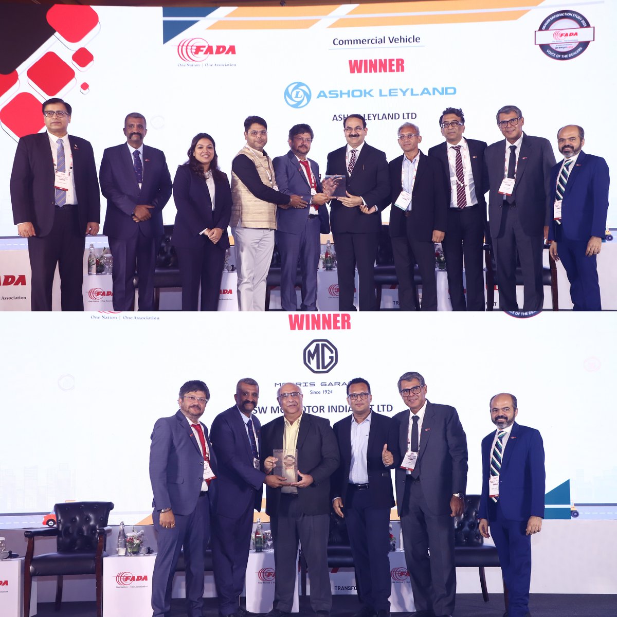 FADA_India's tweet photo. After the #FADAAwards, the #DSS25 Awards with #PremonAsia honoured OEMs that excelled in dealer trust and satisfaction at the 7th #AutoRetailConclave. Congratulations to all winners and runners-up for strengthening partnerships and setting new benchmarks in auto retail! https://t.co/i7EPbqLZZC