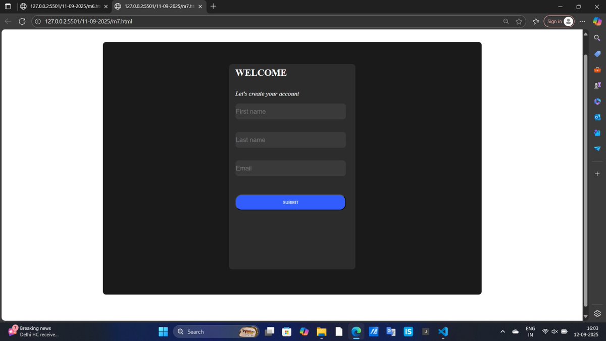 AnubhavMishra96's tweet image. *Day 11 of my full stack web development journey! Building my skills step by step and loving the challenge. The basics are getting clearer every day! 🚀 #FullStack #WebDevelopment #CodingBasics*