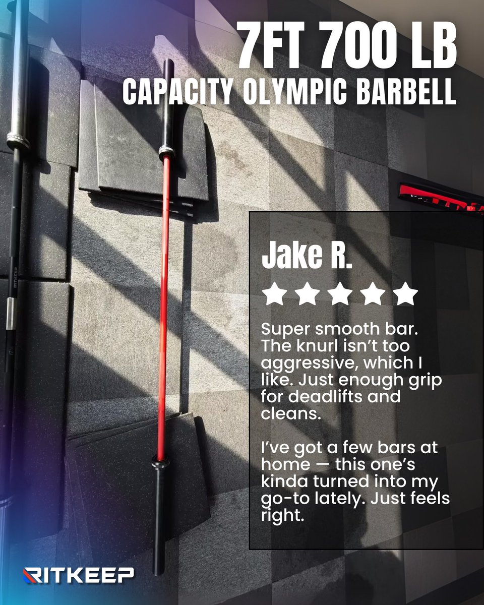 RitKeepFitness's tweet photo. ⭐ The best reviews come from people who actually use it 💯
Steady, smooth, and built to last 🏋️‍♂️
🔥 Training at home never felt this good 🙌

#RitKeep #RMAX2250  #OlympicBarbell #RitkeepFitness #StrengthGear #HomeGymSetup
#CleanHomeGym #CompactSetup #MinimalSpaceMaxFunction https://t.co/AVl2yBjYk1