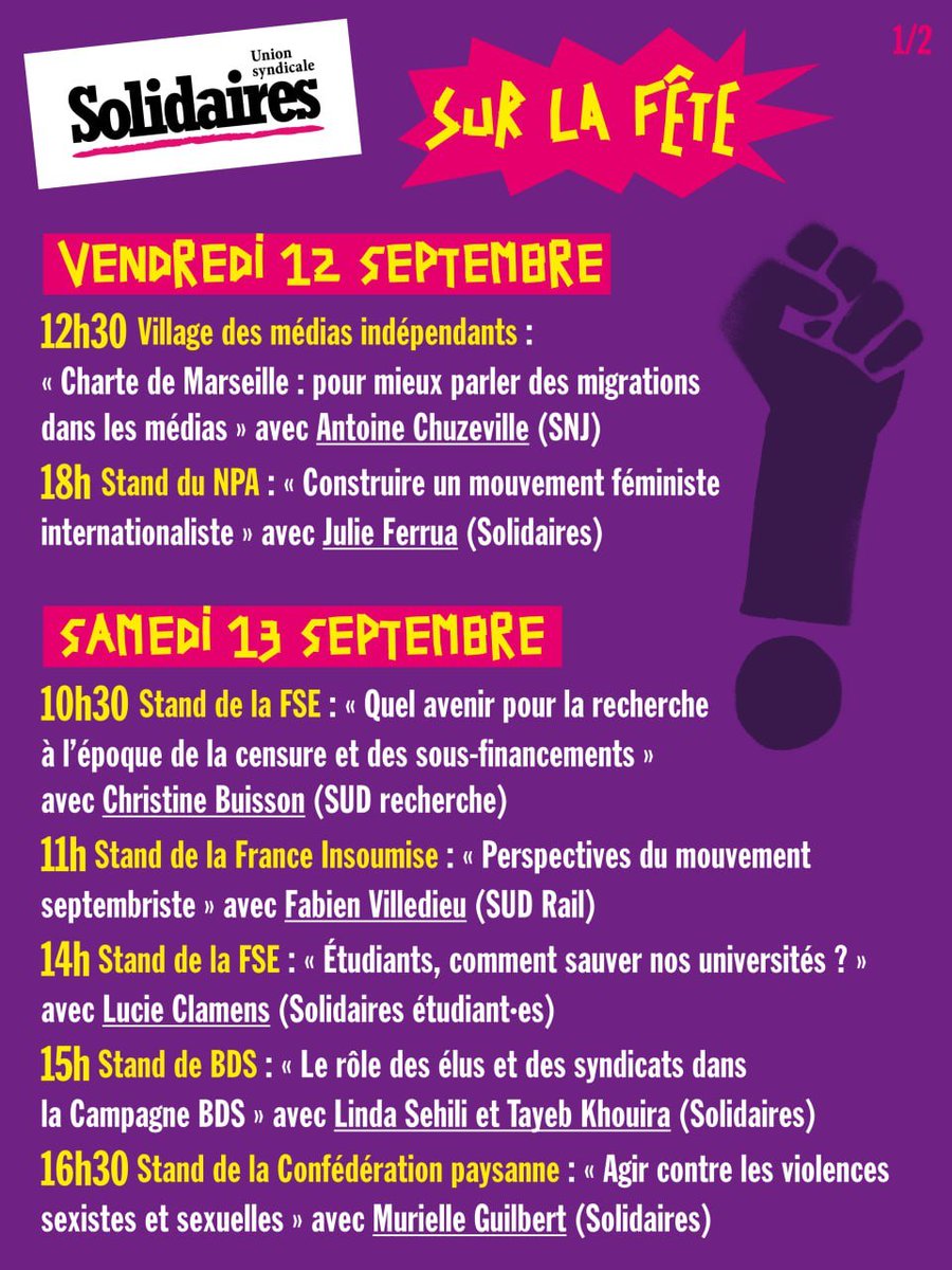 Union syndicale Solidaires tweet media