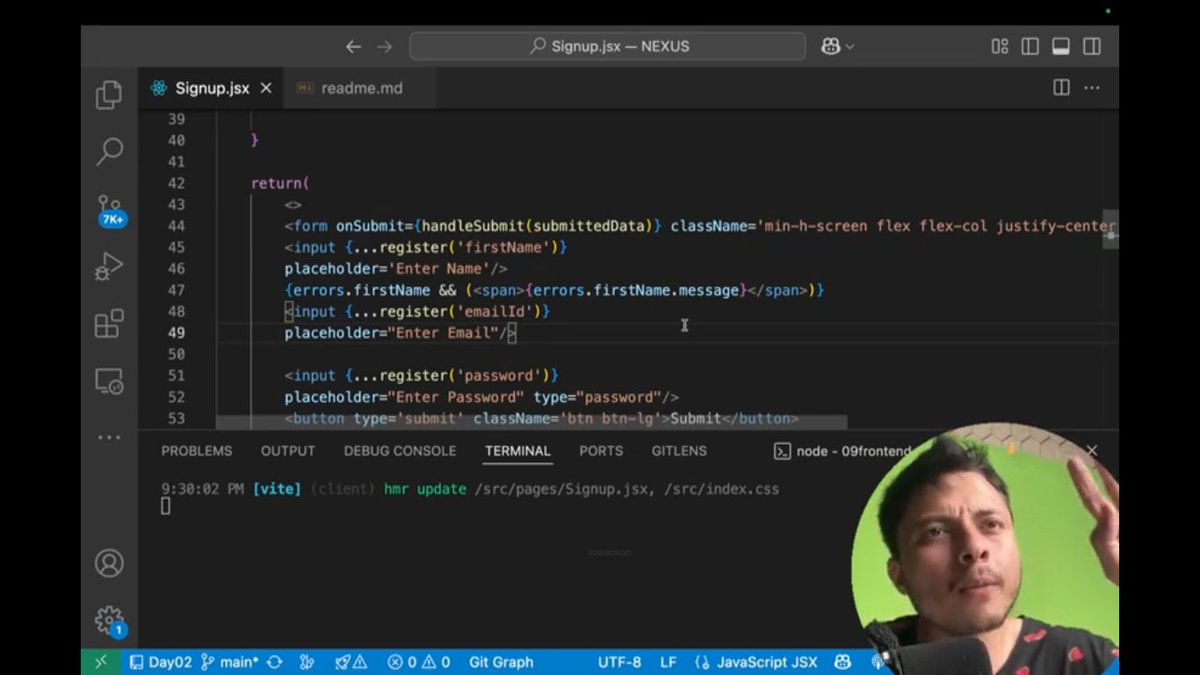 savita_gurjar30's tweet image. Topic: MegaProject: Leetcode

@rohit_negi9 

Lecture 12:Login and Signup  

GitHubRepo:github.com/savigurjar/Lee… 

#LeetCodeProject #MegaProjectSeries #CoderArmy #RohitNegiBhaiya