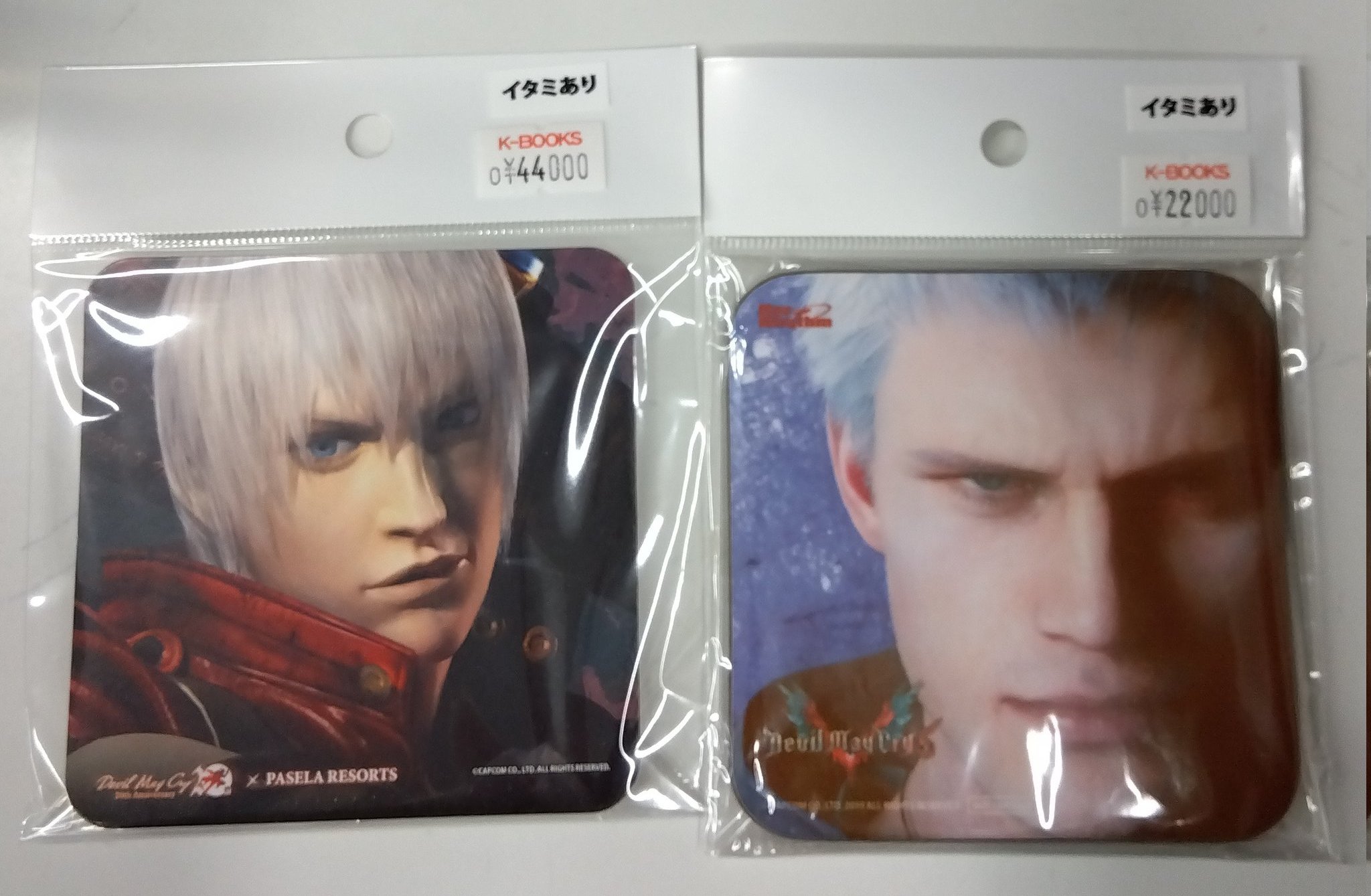 デビルメイクライ ダンテ コースター カプコンカフェ 4弾 デビルメイクライ ダンテ バージル コースター カプコンカフェ 4