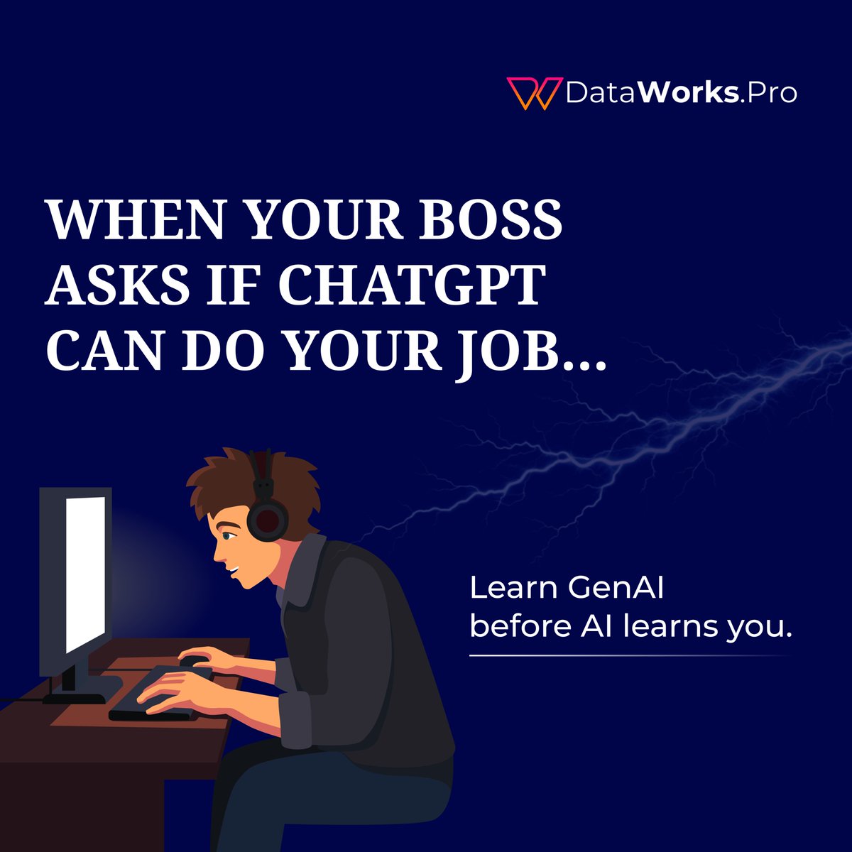 dataworks27's tweet image. โก The AI wave is here โ are you ready to ride it?
#DataworksPro #GenerativeAI #AIRevolution #FutureOfWork #AIUpskilling #TechCareers #LearnGenAI #AIForProfessionals #NextGenSkills #AITools