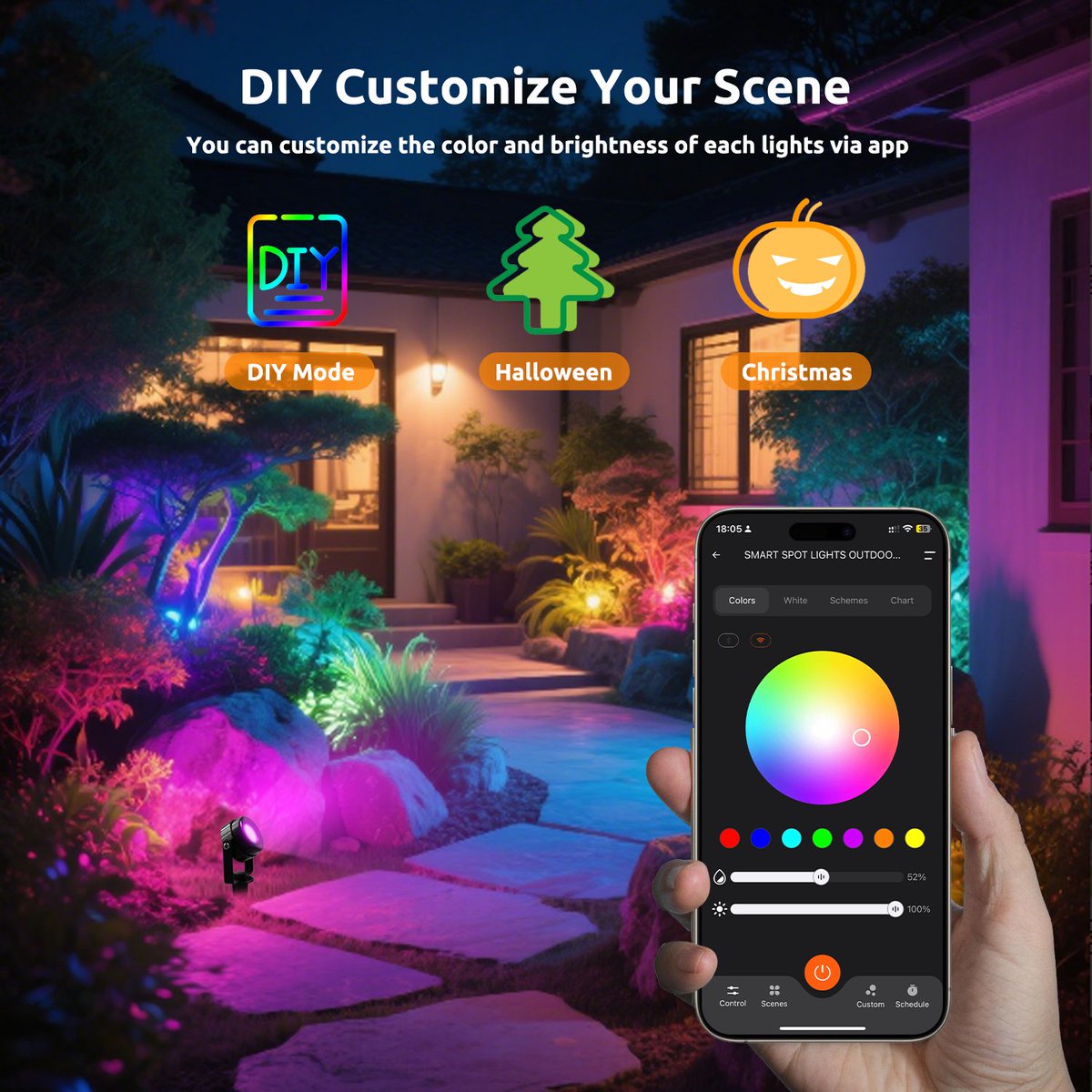 luxun1233's tweet photo. https://t.co/TBdPpv4Y1o
Can't find the remote control? It's okay, you won't lose your phone, will you!
#outdoorlighting #lighting #decoration
#decor #SPOTLIGHTS #landscapelinght
#smartcontrol #Halloween
@SteveDOES1 https://t.co/Q5laLmcPg8