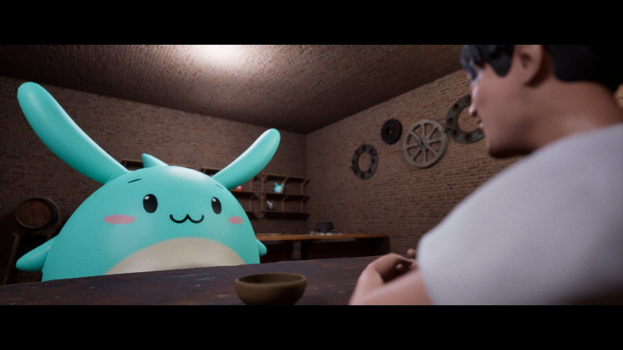 ふとんちゃん Futon-chan bursts into laughter at a genius's incredibly