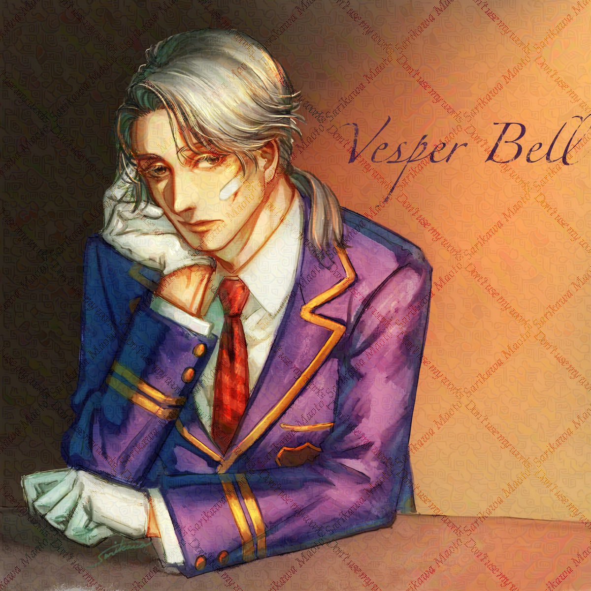 #第五人格イラスト
#aesopcarl

晩鐘さん描きました🌆🔔⚰️