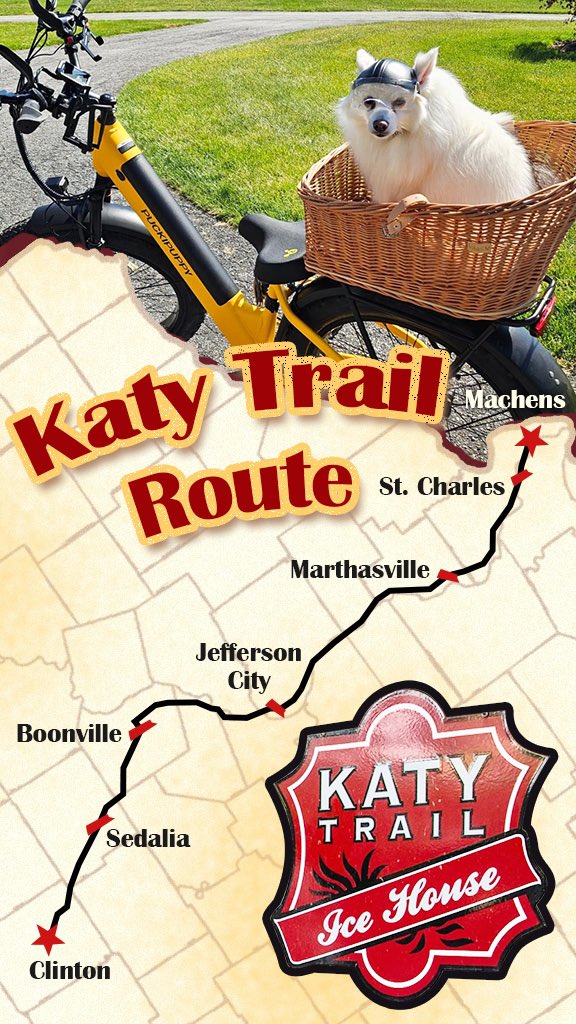 PuckipuppyBikes's tweet image. 🤠 Who hasn’t snapped a pic on the Katy Trail yet? Trust me, you don’t wanna miss it!
Even folks with 30 years of cycling under their belt say this route is a must. 🌳
#route #katytrail #railstotrails #ebike #EMTB #puckipuppy #cyclingroutes