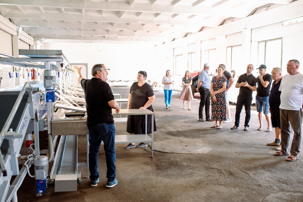 UNDPMoldova's tweet photo. “Gold Grapes Logistic” cluster connecting 🍇producers across the Nistru River modernizes operations with support from Sweden, the UK, and UNDP. This means enhanced productivity &amp; new growth opportunities.
https://t.co/F5xvp5vVKg #BuildForwardBetter https://t.co/rHWle692Mj