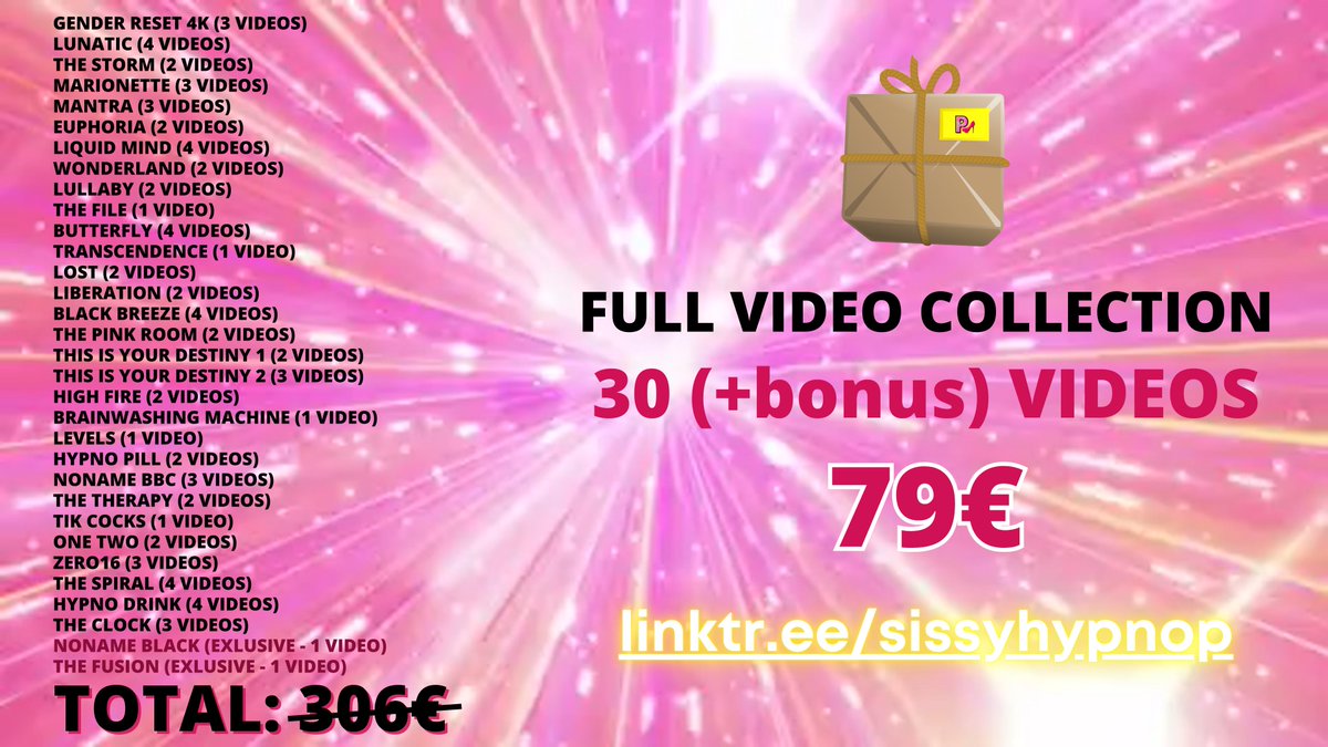 FULL COLLECTION (94 files / 94.7GB) at a special price:  we.tl/p-9RCBx5XocL