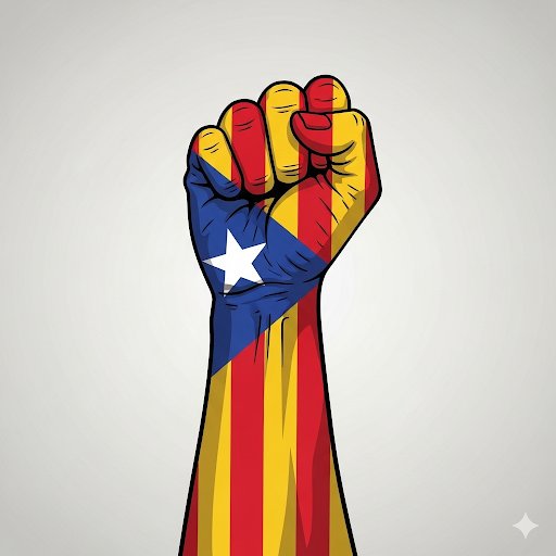 Un puny alçat en defensa de Catalunya