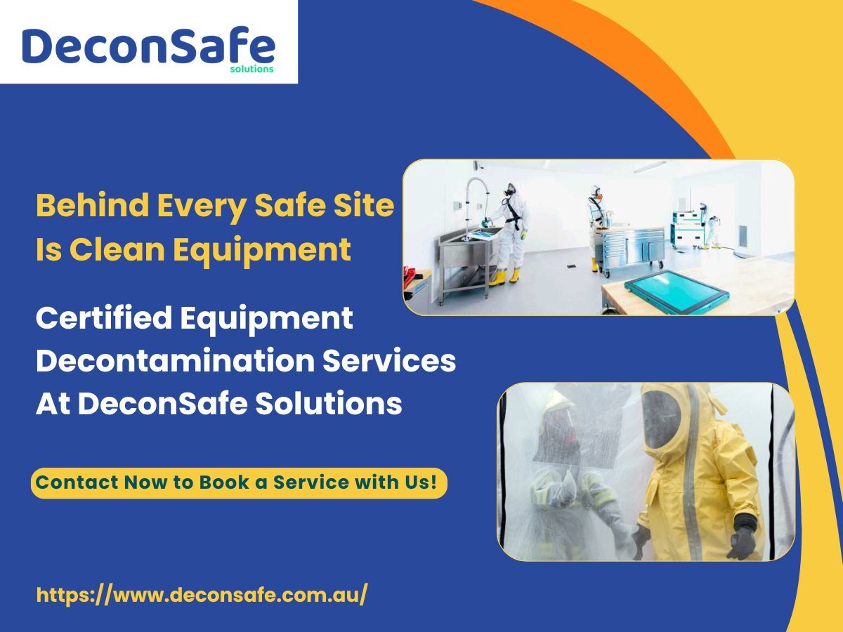 Decon_Safe's tweet image. 🚨Keep your tools clean &amp;amp; your workplace safe! ✅ DeconSafe Solutions provides certified equipment decontamination. Book now: 
🌐deconsafe.com.au
📞0281115858 
📍5 Melissa Street, Auburn NSW

#WorkplaceSafety #Decontamination #CleanTools #SafetyFirst #DeconSafeSolution