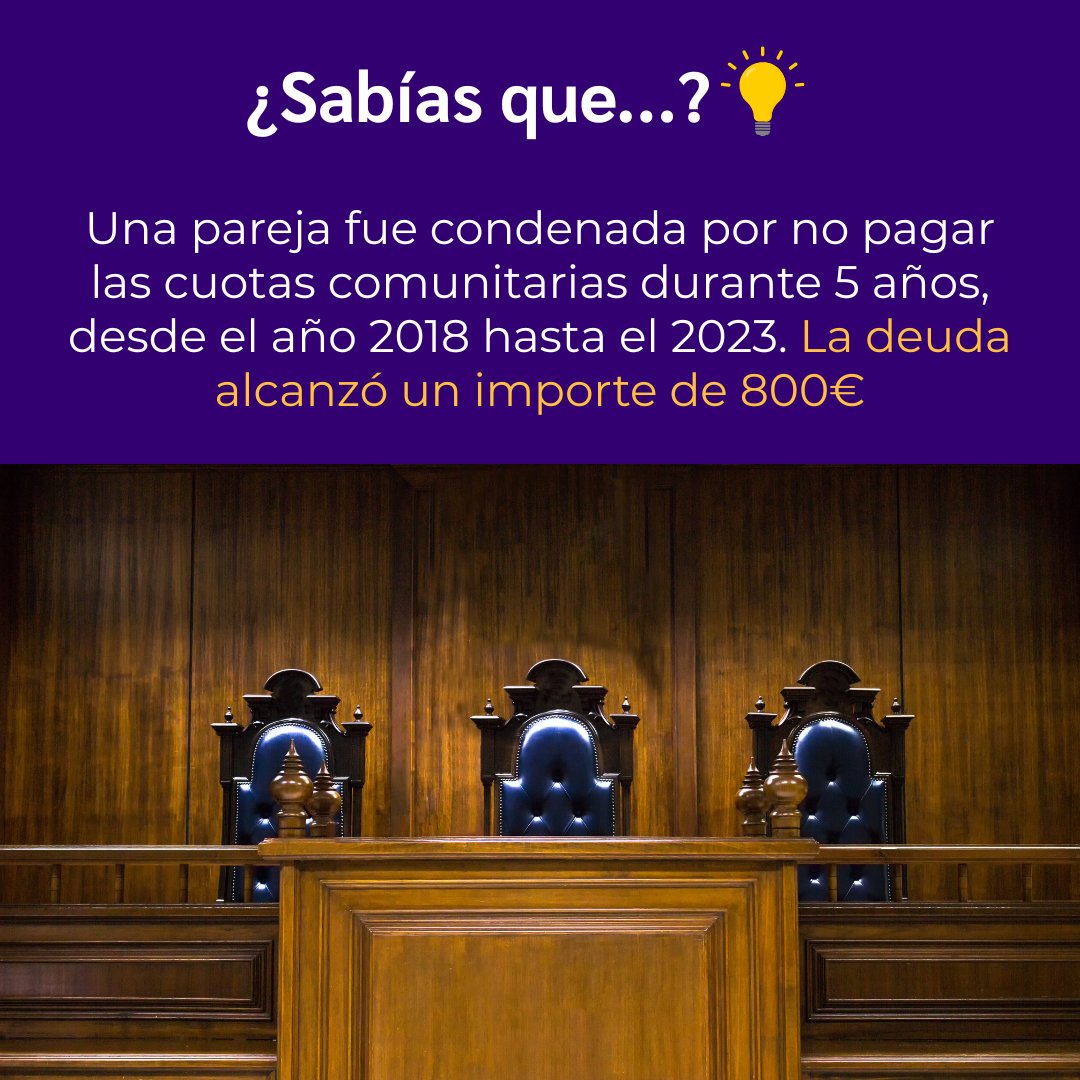 Sí no pagas, atente a las consecuencias...👩‍⚖

Muchos piensan que, por ser una cuota comunitaria pequeña, no pasa nada si dejan de pagarla. Pero la realidad es muy distinta💸

#sinmorosos #cuotascomunitarias #comunidadesdepropietarios #administradoresdefincas #deudas