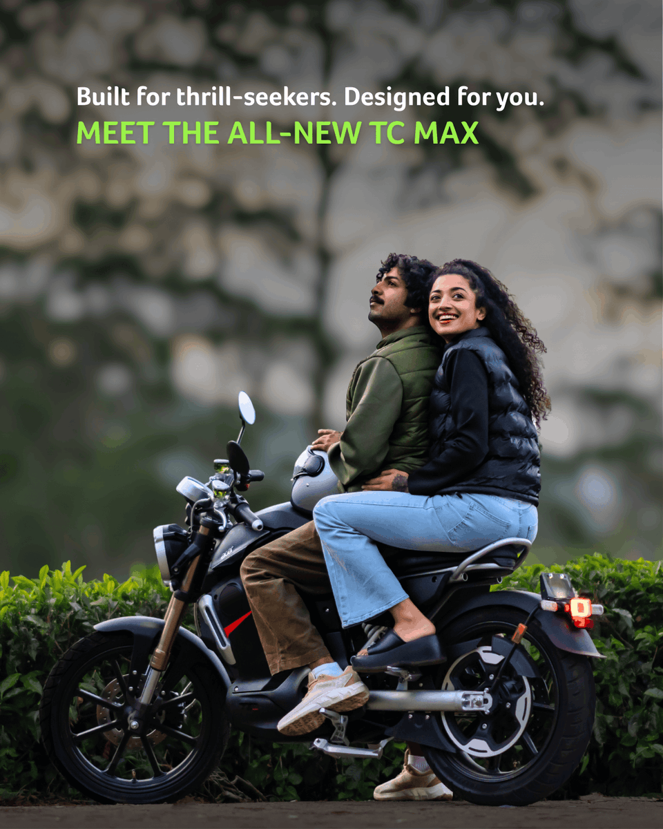 acerelectricind's tweet image. Built for those who chase thrill and style. ⚡
The all-new TC Max; where electric power meets pure riding passion. 🏍️

#TCMax #AcerElectric #ThrillSeeker #RideTheFuture #ElectricBikeLife #eBike #electricride