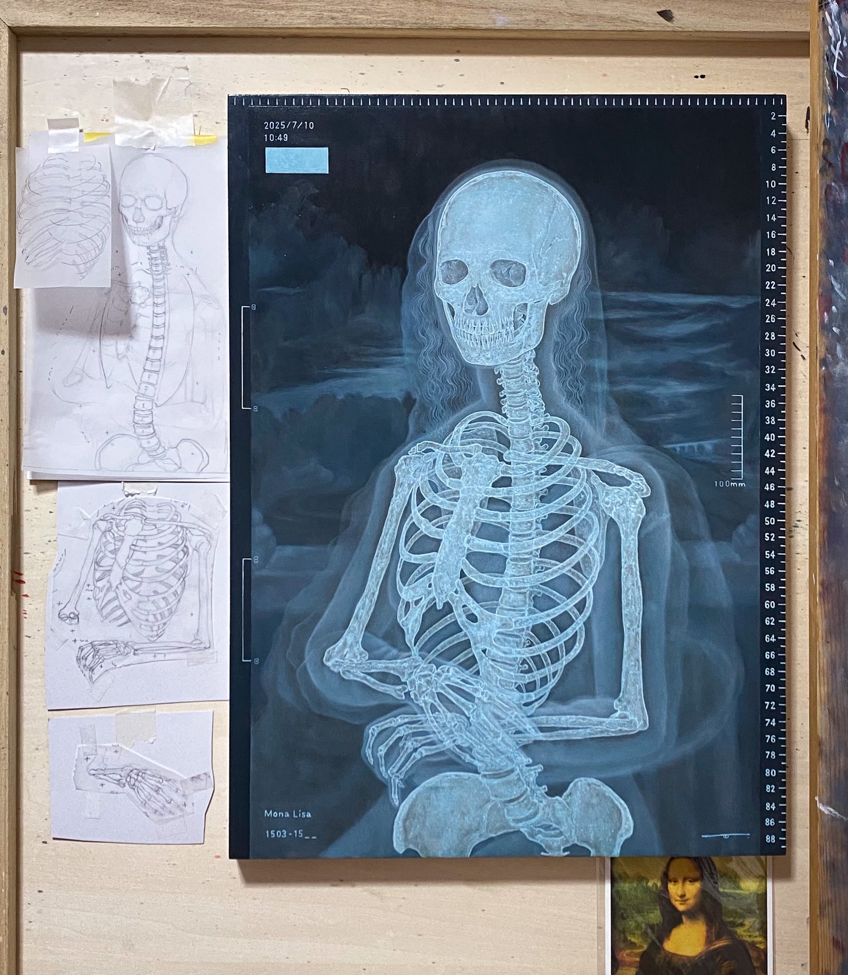 水彩画　追憶　F8号 水彩画 追憶 F8号