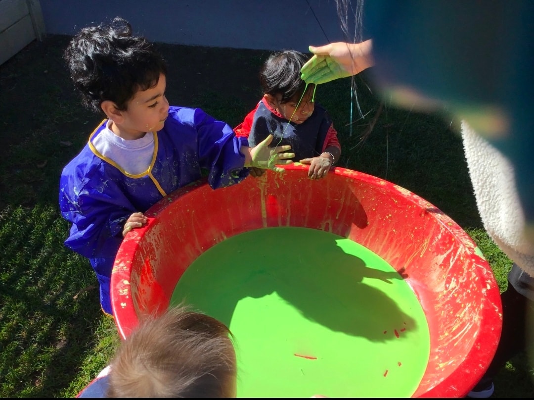 LearningLinks's tweet photo. Our pēpi had the best time exploring gloop during #MessyPlay

This soft, gooey mixture is perfect for little hands to squish, squeeze, and pat.

We love watching their curious faces light up as they discover new textures and sensations.

#LearningLinksChildcare #Childcare #ECE https://t.co/ubAKJxGu6L