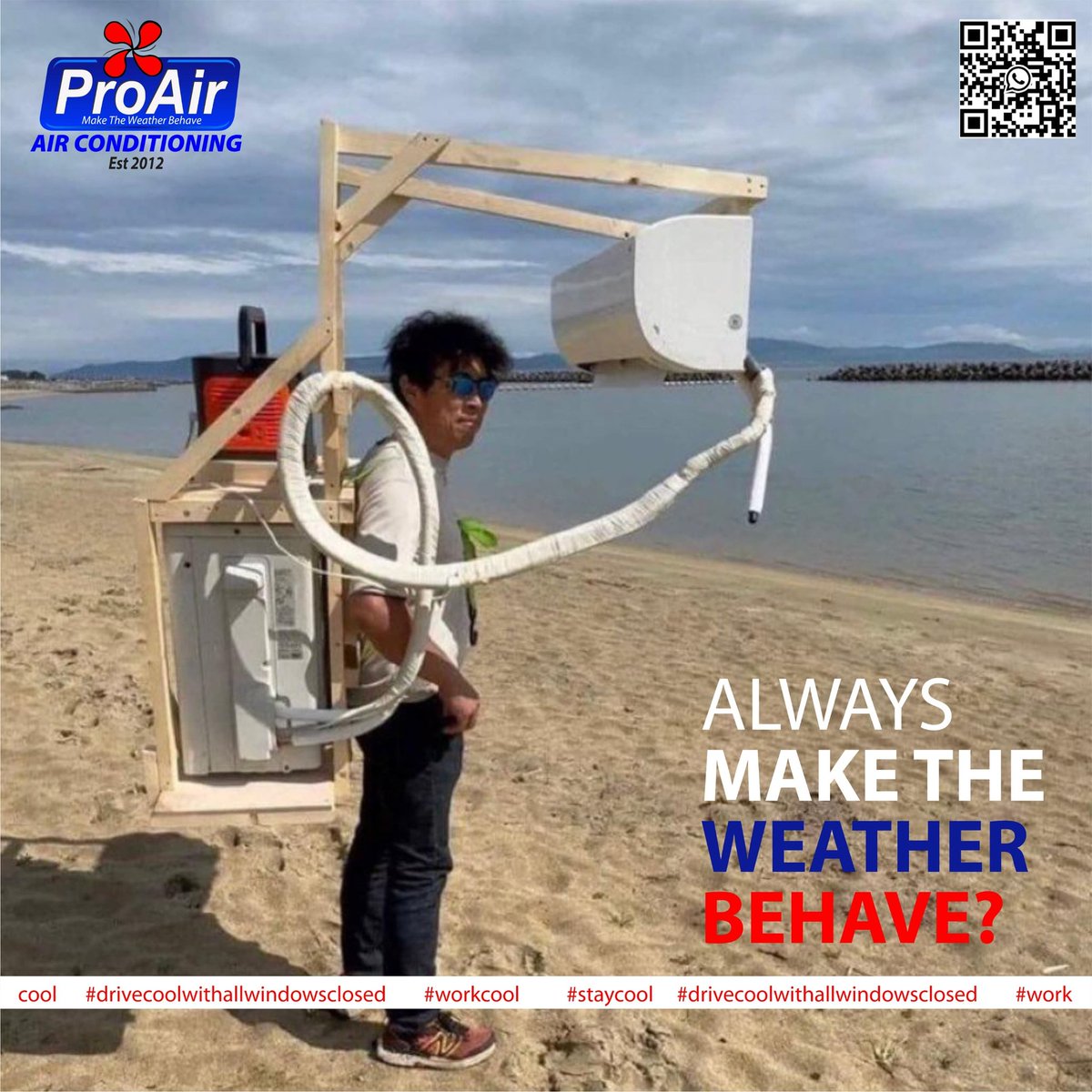 Air conditioning think #ProAirZw 
0779 840 840 
0712 840 840 
0717 840 840 
0242 752 440 
These numbers will assist you to make the weather behave this summer  
 #AirConditioning #Carhomeofficeportable  #MaketheweatherbehavewithProAirZw 
 #Drivecool #Workcool #Staycool